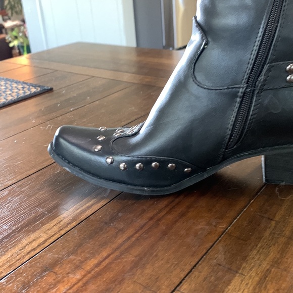 Ladies fancy clubbing boots.size 36 - Picture 4 of 11